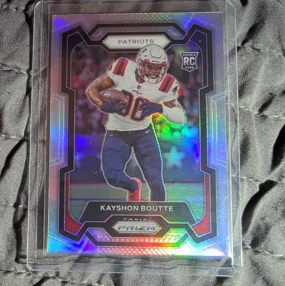 2023 Panini Prizm Kayshon Boutte #370 Silver New England Patriots - Picture 1 of 2